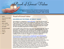 Tablet Screenshot of pearlofgreatvalue.com